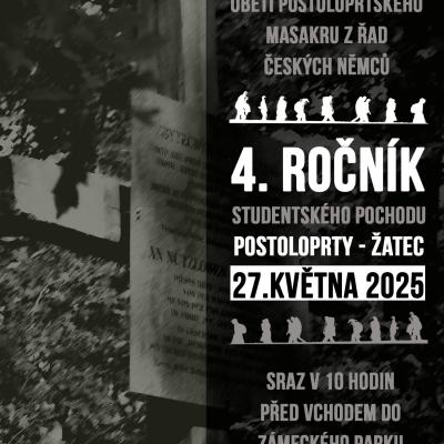 4. Ročník studentského pochodu Postoloprty Žatec 27.5.2025