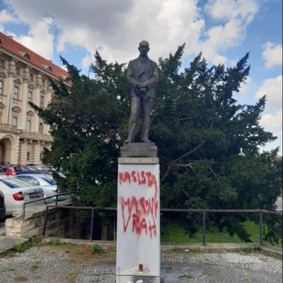 Edvard Beneš MZV ČR socha rasista vrah