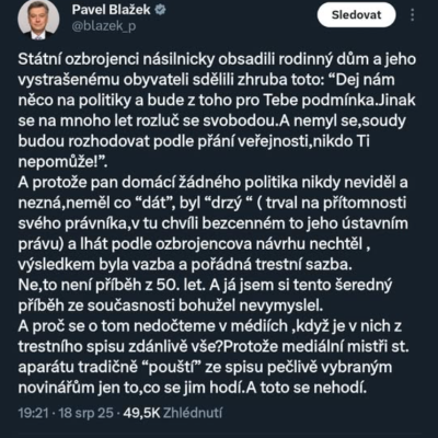 Blažek Pavel FB 18.8.2025