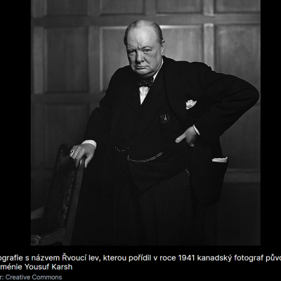 Winston Churchill Řvoucí lev