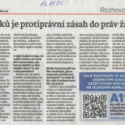 ČHV Náš Region II Němečková 13.11.2025