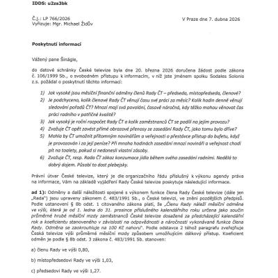Proradná Rada ČT, pokračující selhávání veřejnoprávní služby ČT