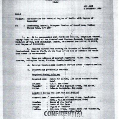 David K.E.Bruce František Moravec I 6.12.1944