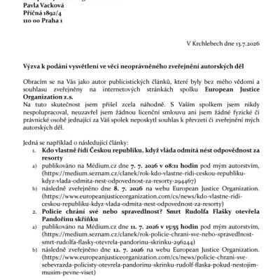 Další útok na Jana Šinágla, tentokrát má ohrožovat autorská práva?
