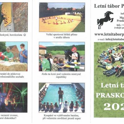 XXVII. ročník Letních táborů v Praskolesích skončil – poslední zvonění