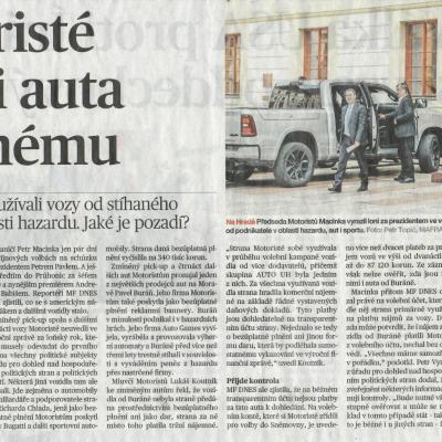 MFD Motoristé vrátili auta stíhanému 9.4.2026