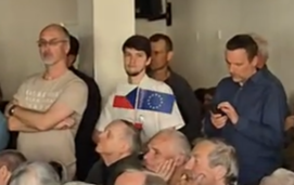 NL Zeman vlajky ČR a EU 28.4.2026