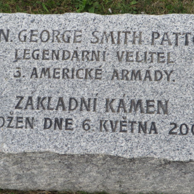 Patton socha Dýšina základní kámen 6.5.2004