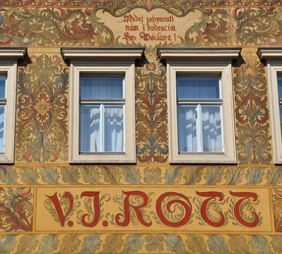 Rott železářství nápis