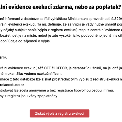 klamavá praktika ....