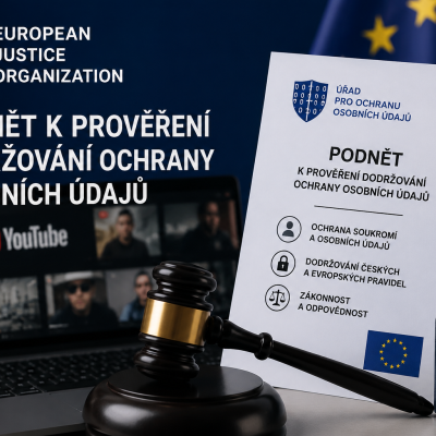 European Justice Organization požádala ÚOOÚ o prověření nakládání s osobními údaji v obsahu spojovaném s Mikem Oganesjanem