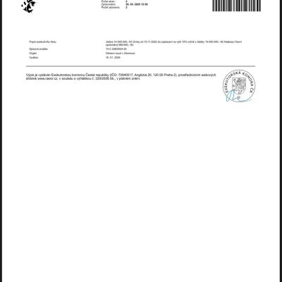 důkaz z CEE od portálu protikorupcnilinka.cz