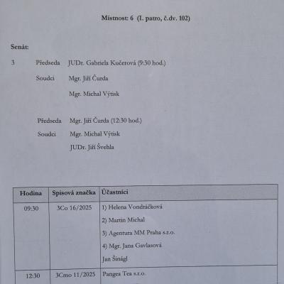 VS Praha 9.12.2025: Odvolání Agentury MM se vrací ke KS Praha