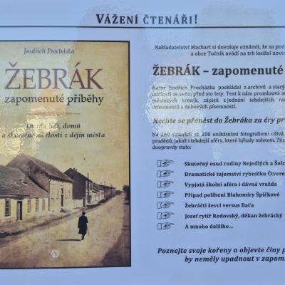 Žebrák Procházka kniha Plakát 2026